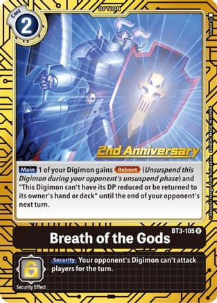 Breath of the Gods (2nd Anniversary Card Set) — Release Special Booster 1.0