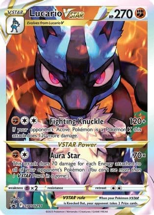 Lucario VSTAR - SWSH291 — SWSH: Sword & Shield Promo Cards Pokémon TCG card by 5ban Graphics