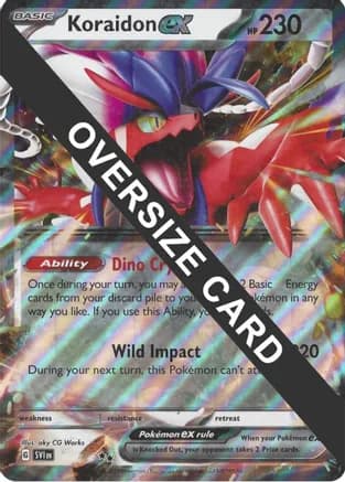 Koraidon ex — Jumbo Cards Pokémon TCG card by aky CG Works