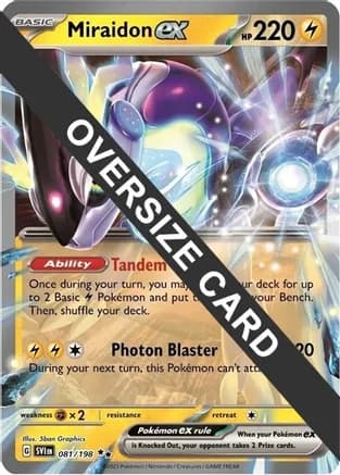 Miraidon ex — Jumbo Cards