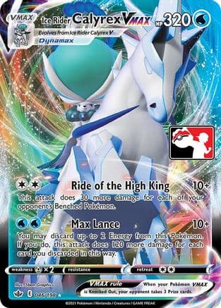 Ice Rider Calyrex VMAX - 046/198 — Prize Pack Series Cards Pokémon TCG card by 5ban Graphics
