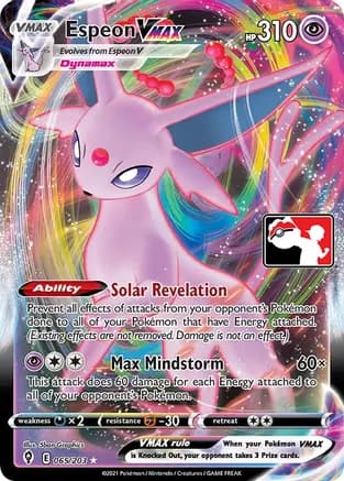 Espeon VMAX - 065/203 — Prize Pack Series Cards Pokémon TCG card by 5ban Graphics