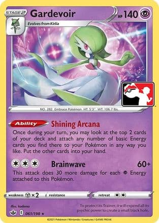 Gardevoir - 061/198 — Prize Pack Series Cards