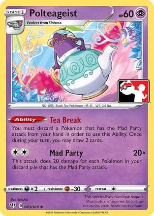 Polteageist - 083/189 — Prize Pack Series Cards Pokémon TCG card by kirisAki