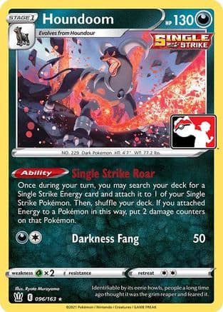 Houndoom - 096/163 — Prize Pack Series Cards