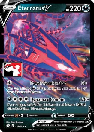 Eternatus V - 116/189 — Prize Pack Series Cards Pokémon TCG card by 5ban Graphics
