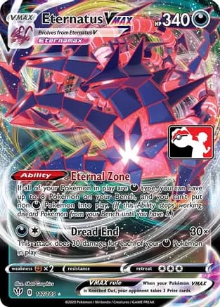 Eternatus VMAX - 117/189 — Prize Pack Series Cards