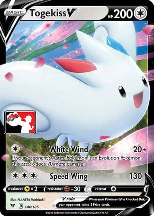 Togekiss V - 140/185 — Prize Pack Series Cards Pokémon TCG card by PLANETA Mochizuki