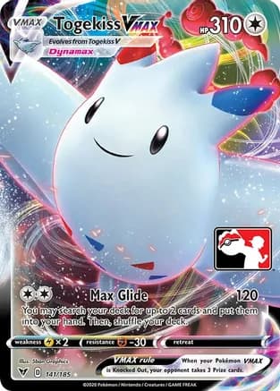 Togekiss VMAX - 141/185 — Prize Pack Series Cards Pokémon TCG card by 5ban Graphics