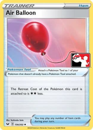 Air Balloon - 156/202 — Prize Pack Series Cards Pokémon TCG card by Yoshinobu Saito