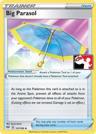 Big Parasol - 157/189 — Prize Pack Series Cards Pokémon TCG card by Toyste Beach