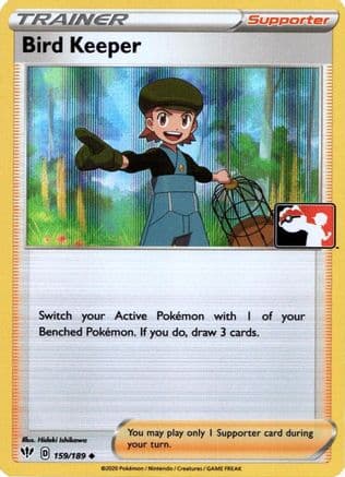 Bird Keeper - 159/189 — Prize Pack Series Cards Pokémon TCG card by Hideki Ishikawa