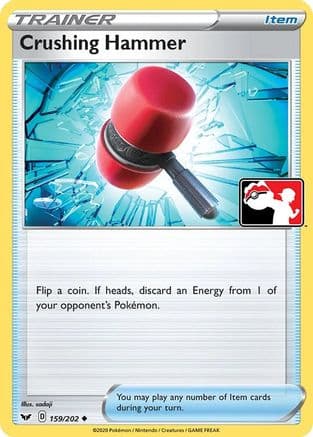 Crushing Hammer - 159/202 — Prize Pack Series Cards Pokémon TCG card by sadaji