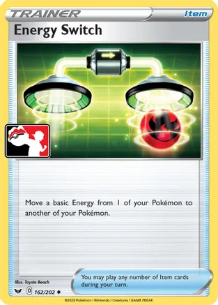 Energy Switch - 162/202 — Prize Pack Series Cards Pokémon TCG card by Toyste Beach