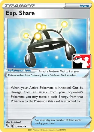 Exp. Share - 126/163 — Prize Pack Series Cards Pokémon TCG card by Toyste Beach