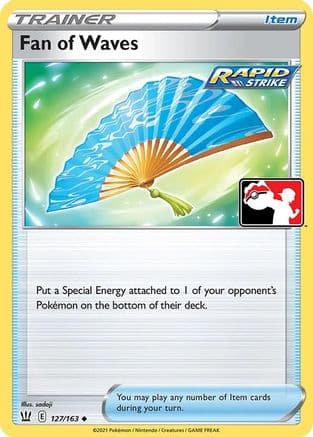 Fan of Waves - 127/163 — Prize Pack Series Cards Pokémon TCG card by sadaji