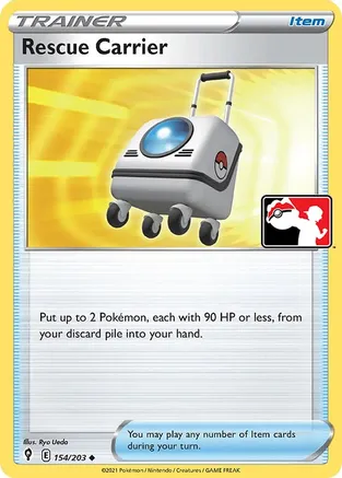 Rescue Carrier - 154/203 — Prize Pack Series Cards Pokémon TCG card by Ryo Ueda
