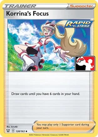 Korrina's Focus - 128/163 — Prize Pack Series Cards Pokémon TCG card by kirisAki