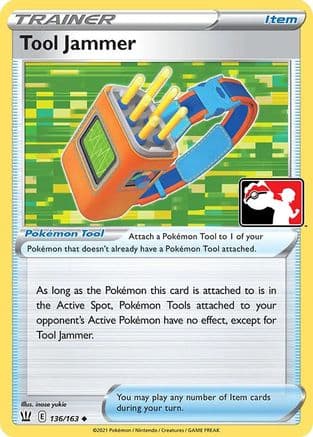 Tool Jammer - 136/163 — Prize Pack Series Cards Pokémon TCG card by inose yukie