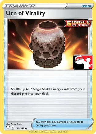 Urn of Vitality - 139/163 — Prize Pack Series Cards Pokémon TCG card by Toyste Beach