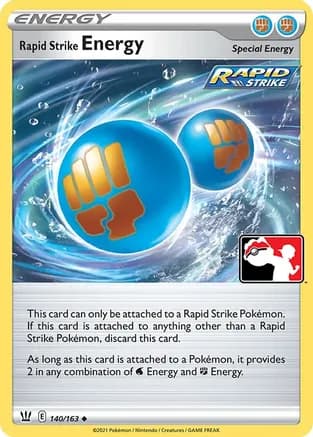 Rapid Strike Energy - 140/163 — Prize Pack Series Cards