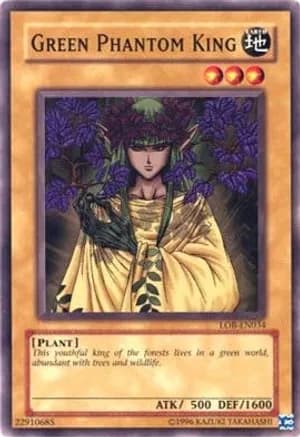 Green Phantom King — Legend of Blue Eyes White Dragon (Worldwide English)