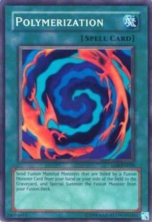 Polymerization — Legend of Blue Eyes White Dragon (Worldwide English) Yu-Gi-Oh! card by KAZUKI TAKAHASHI
