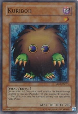 Kuriboh — Metal Raiders (Worldwide English) Yu-Gi-Oh! card by KAZUKI TAKAHASHI