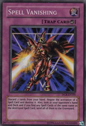 Spell Vanishing — Dark Crisis (Worldwide English) Yu-Gi-Oh! card by KAZUKI TAKAHASHI