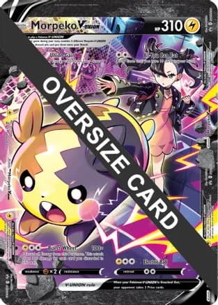 Morpeko V-Union (SWSH287-290) — Jumbo Cards