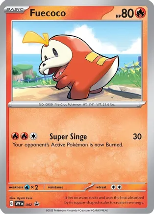 Fuecoco - 002 — SV: Scarlet & Violet Promo Cards