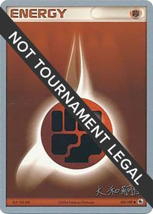 Fighting Energy - 2004 (Tsuguyoshi Yamato) — World Championship Decks Pokémon TCG card by Tsuguyoshi Yamato