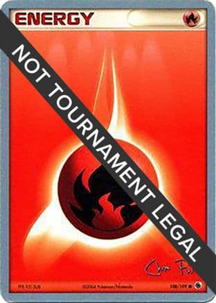 Fire Energy - 2004 (Chris Fulop) — World Championship Decks Pokémon TCG card by Chris Fulop