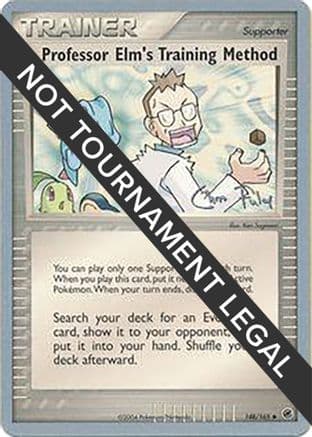 Professor Elm's Training Method - 2004 (Chris Fulop) — World Championship Decks Pokémon TCG card by Chris Fulop