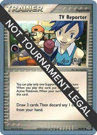 TV Reporter - 2004 (Tsuguyoshi Yamato) — World Championship Decks Pokémon TCG card by Tsuguyoshi Yamato
