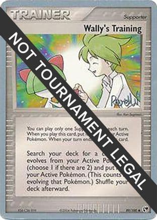 Wally's Training - 2004 (Reed Weichler) — World Championship Decks Pokémon TCG card by Reed Weichler