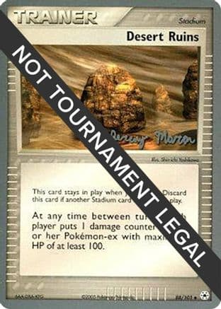 Desert Ruins - 2005 (Jeremy Maron) — World Championship Decks Pokémon TCG card by Jeremy Maron