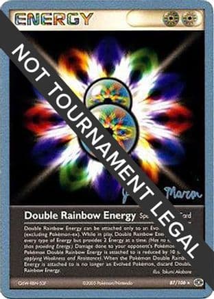 Double Rainbow Energy - 2005 (Jeremy Maron) — World Championship Decks Pokémon TCG card by Jeremy Maron