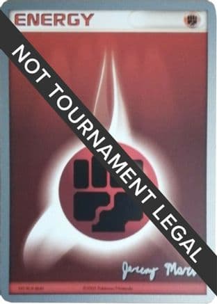 Fighting Energy - 2005 (Jeremy Maron) — World Championship Decks Pokémon TCG card by Jeremy Maron