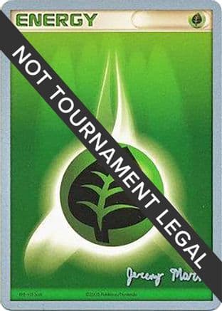 Grass Energy - 2005 (Jeremy Maron) — World Championship Decks Pokémon TCG card by Jeremy Maron