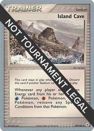 Island Cave - 2005 (Curran Hill) — World Championship Decks Pokémon TCG card by Aya Kusanagi