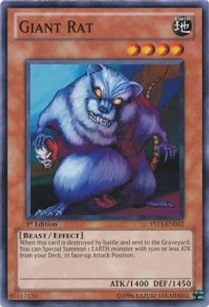 Giant Rat — Starter Deck: Dawn of the Xyz Yu-Gi-Oh! card by KAZUKI TAKAHASHI