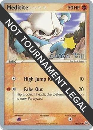 Meditite - 2005 (Curran Hill) — World Championship Decks Pokémon TCG card by Curran Hill