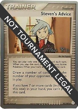 Steven's Advice - 2005 (Curran Hill) — World Championship Decks Pokémon TCG card by Curran Hill