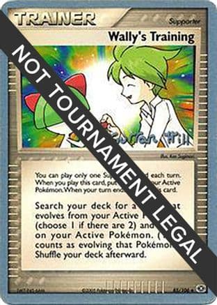 Wally's Training - 2005 (Curran Hill) — World Championship Decks Pokémon TCG card by Curran Hill