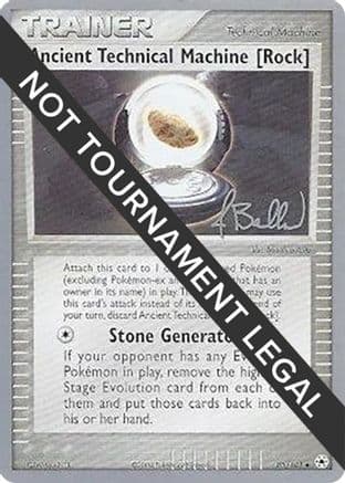 Ancient Technical Machine [Rock] - 2006 (Jimmy Ballard) — World Championship Decks Pokémon TCG card by Mitsuhiro Arita
