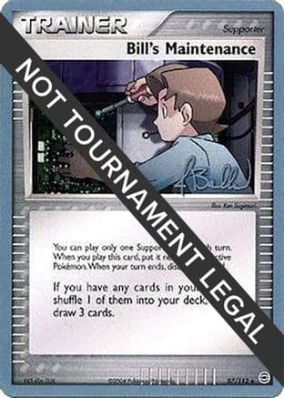 Bill's Maintenance - 2006 (Jimmy Ballard) — World Championship Decks Pokémon TCG card by Jimmy Ballard