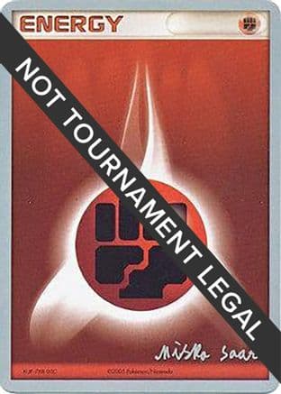 Fighting Energy - 2006 (Miska Saari) — World Championship Decks Pokémon TCG card by Miska Saari