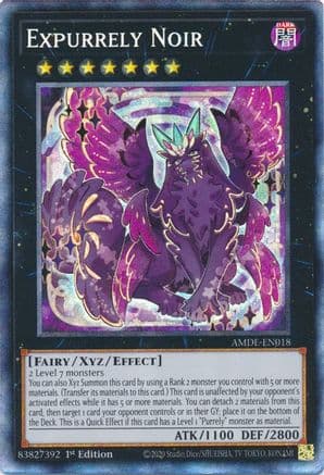 Expurrely Noir (CR) — Amazing Defenders Yu-Gi-Oh! card by Studio Dice/SAISENSHA