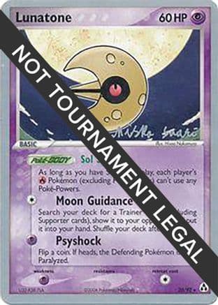 Lunatone (20) - 2006 (Miska Saari) — World Championship Decks Pokémon TCG card by Miska Saari